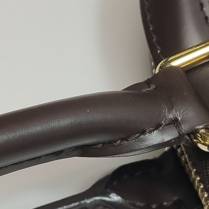 Louis Vuitton(LV)Trevi牛皮棋盤格褶襇單肩包-21