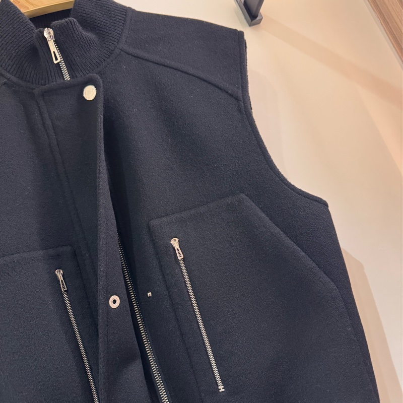 吊牌還在 HERMÈS 愛馬仕雙面羊絨馬甲-6