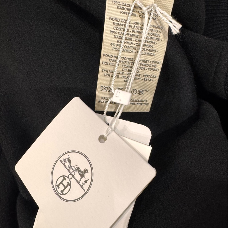 吊牌還在 HERMÈS 愛馬仕雙面羊絨馬甲-10