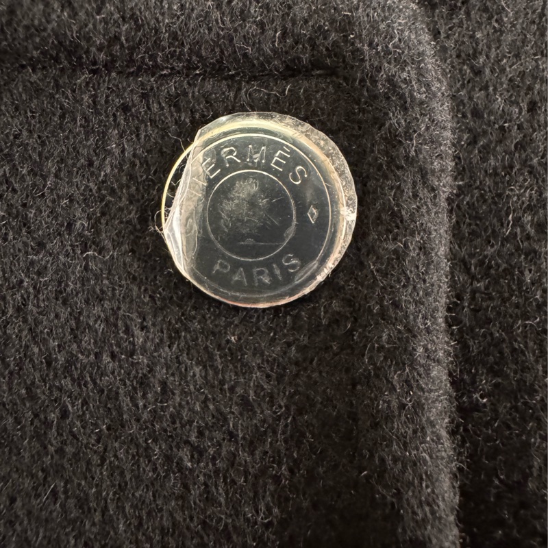 吊牌還在 HERMÈS 愛馬仕雙面羊絨馬甲-17