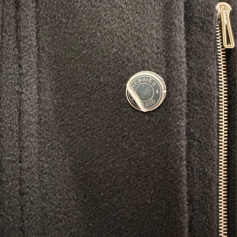 吊牌還在 HERMÈS 愛馬仕雙面羊絨馬甲-18