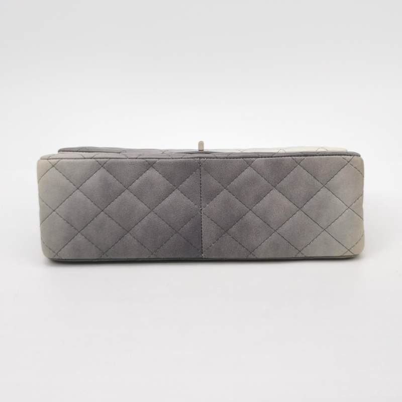 Chanel 2.55 Flag Bag季節限定款大號羊皮漸變色矩形旋扣單肩包-5