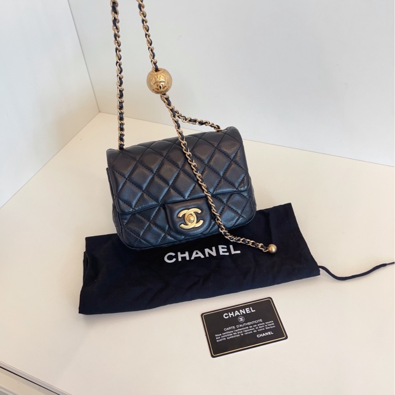 【98新🆕】Chanel 黑金金球CF方胖子 斜挎包-2