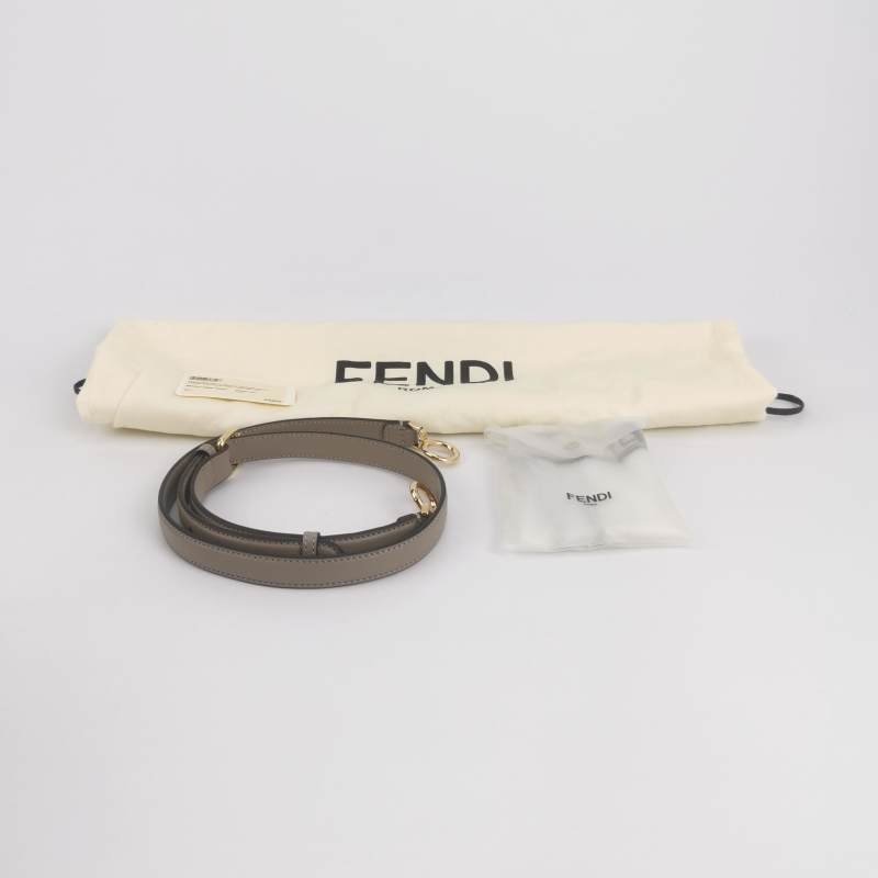 Fendi Peekaboo ISeeU小號牛皮編織包身扭鎖斜挎包單肩包-8