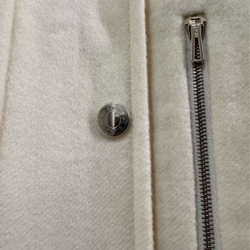 吊牌還在 HERMÈS 愛馬仕雙面羊絨馬甲-7