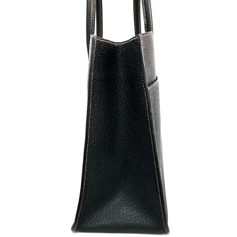 △ Hermes 愛馬仕 Black Epsom Calfskin White Bus 39 Tote Bag Stamp [C] 黑色壓紋小牛皮托特袋[C]刻 - 257026460-3