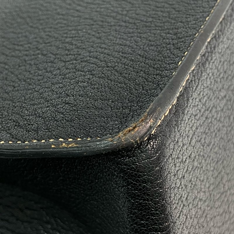 △ Hermes 愛馬仕 Black Epsom Calfskin White Bus 39 Tote Bag Stamp [C] 黑色壓紋小牛皮托特袋[C]刻 - 257026460-8