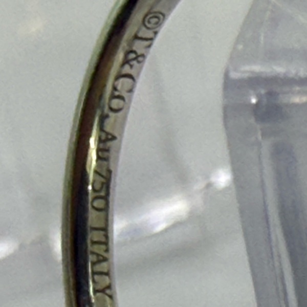 Tiffany & Co T 白金鑽石戒指 Size : EU 48.5-18