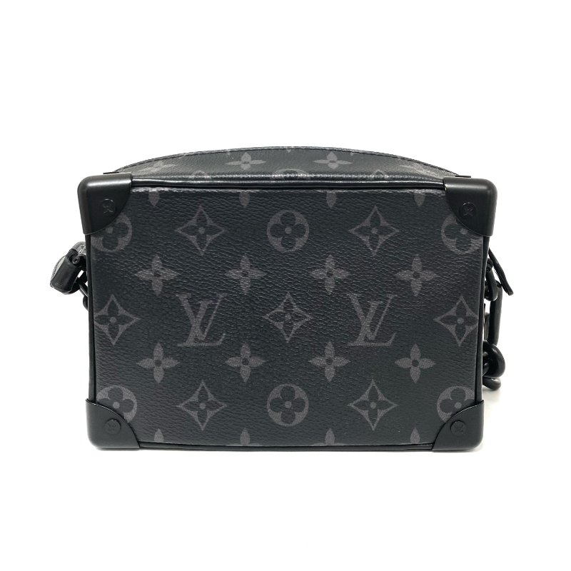 △ Louis Vuitton 路易威登 Black Coated Canvas Monogram Mini Soft Trunk Shoulder Bag M44735 黑色塗層帆布經典老花肩背袋 - 257026853-2
