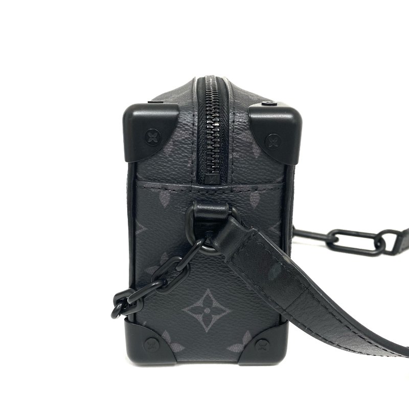 △ Louis Vuitton 路易威登 Black Coated Canvas Monogram Mini Soft Trunk Shoulder Bag M44735 黑色塗層帆布經典老花肩背袋 - 257026853-3