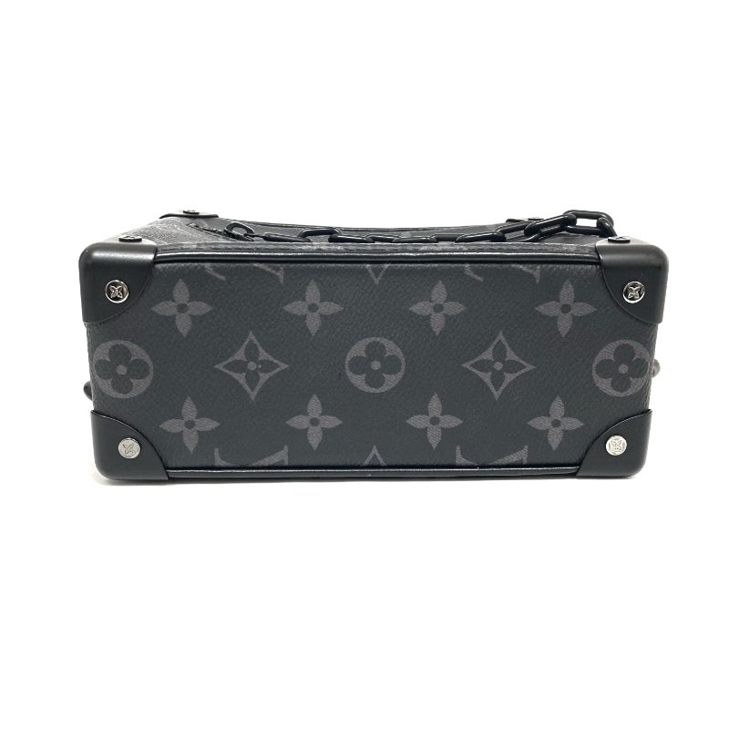 △ Louis Vuitton 路易威登 Black Coated Canvas Monogram Mini Soft Trunk Shoulder Bag M44735 黑色塗層帆布經典老花肩背袋 - 257026853-5