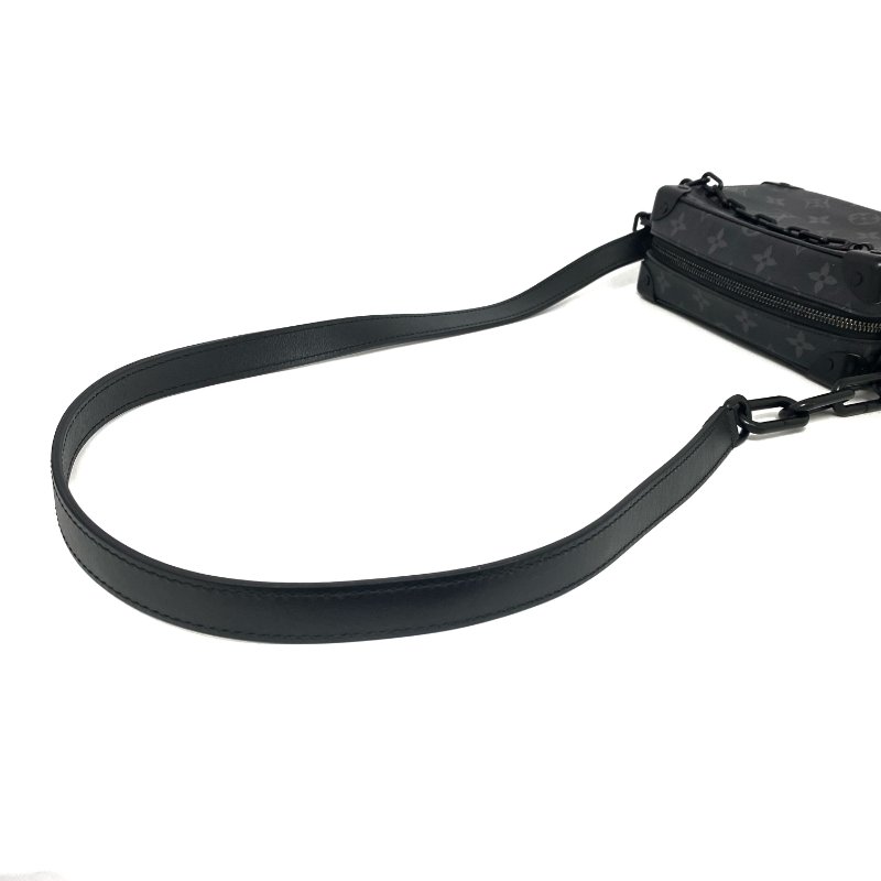 △ Louis Vuitton 路易威登 Black Coated Canvas Monogram Mini Soft Trunk Shoulder Bag M44735 黑色塗層帆布經典老花肩背袋 - 257026853-7