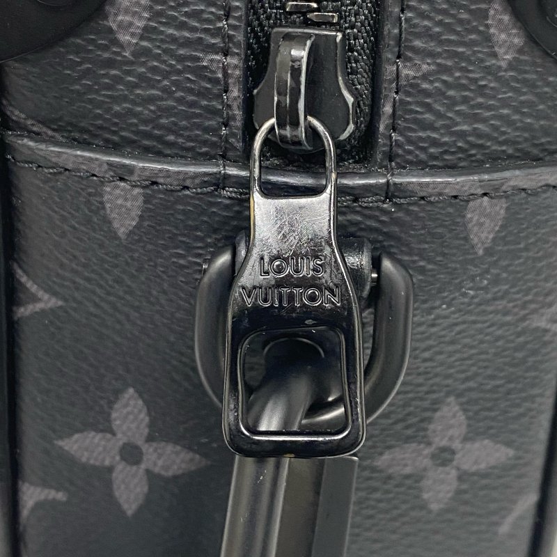 △ Louis Vuitton 路易威登 Black Coated Canvas Monogram Mini Soft Trunk Shoulder Bag M44735 黑色塗層帆布經典老花肩背袋 - 257026853-12