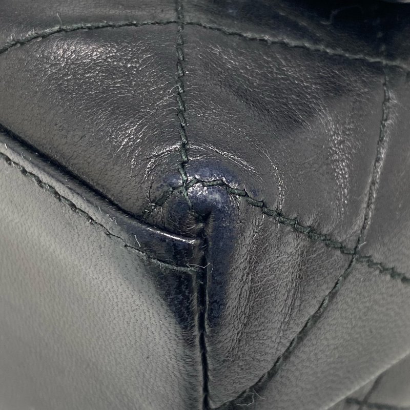 △ Chanel 香奈兒 Black Lambskin Gold Tone Metal Vintage Hand Bag No.2 黑色小羊皮金色金屬手袋No.2 - 257026490-9