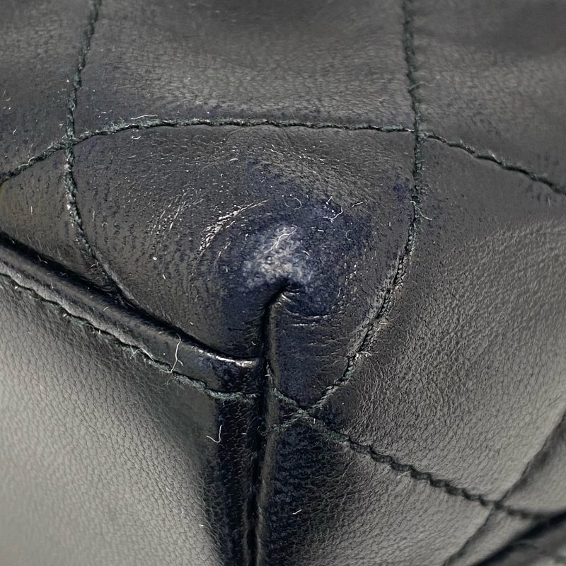 △ Chanel 香奈兒 Black Lambskin Gold Tone Metal Vintage Hand Bag No.2 黑色小羊皮金色金屬手袋No.2 - 257026490-11