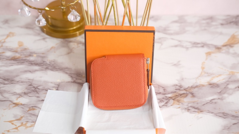 Hermes silk 絲巾零錢包Y刻-1