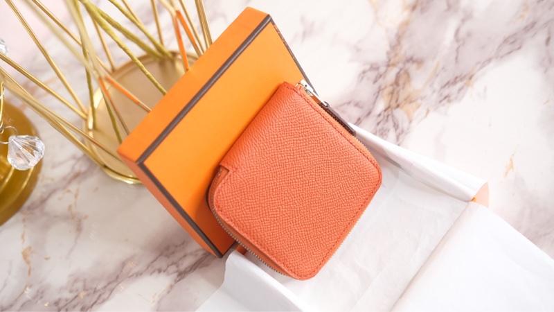 Hermes silk 絲巾零錢包Y刻-2