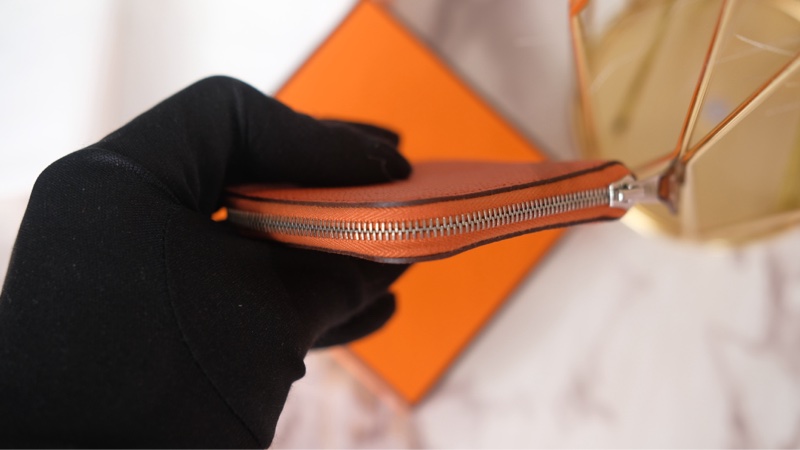 Hermes silk 絲巾零錢包Y刻-7