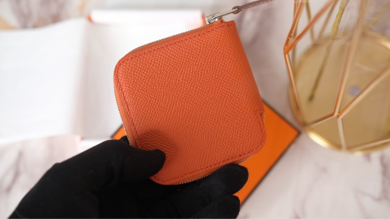 Hermes silk 絲巾零錢包Y刻-13