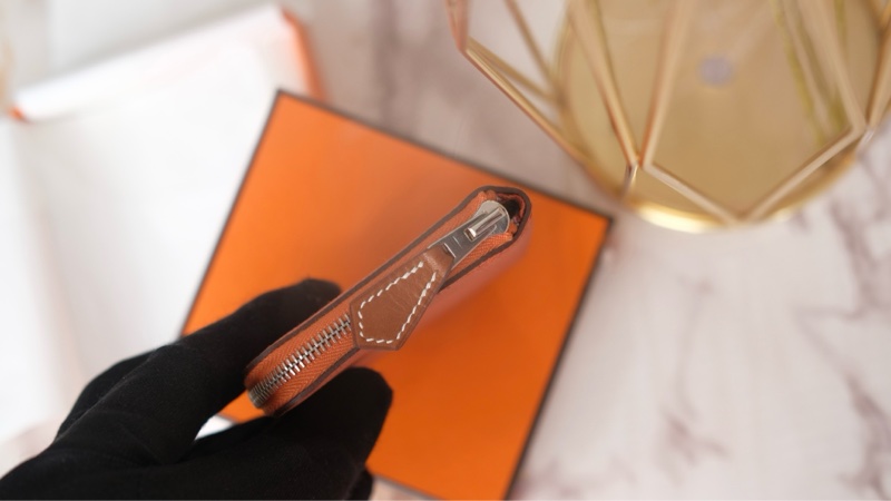 Hermes silk 絲巾零錢包Y刻-17