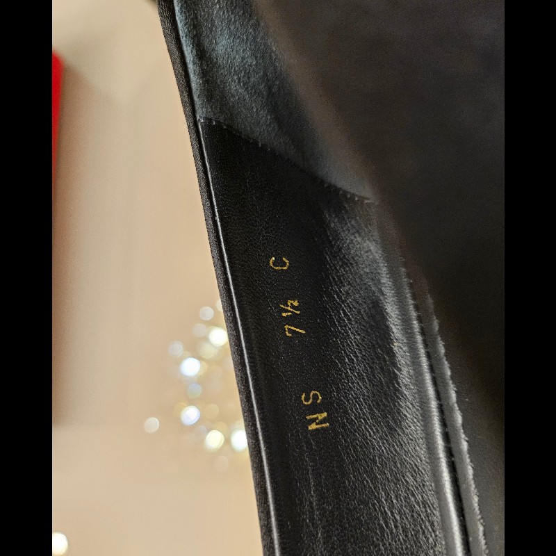 Ferragamo黑色緞面芭蕾舞鞋-6