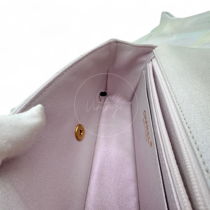 [Pre-owned] Chanel Pearl Caviar Rectangular Mini with Top Handle-8