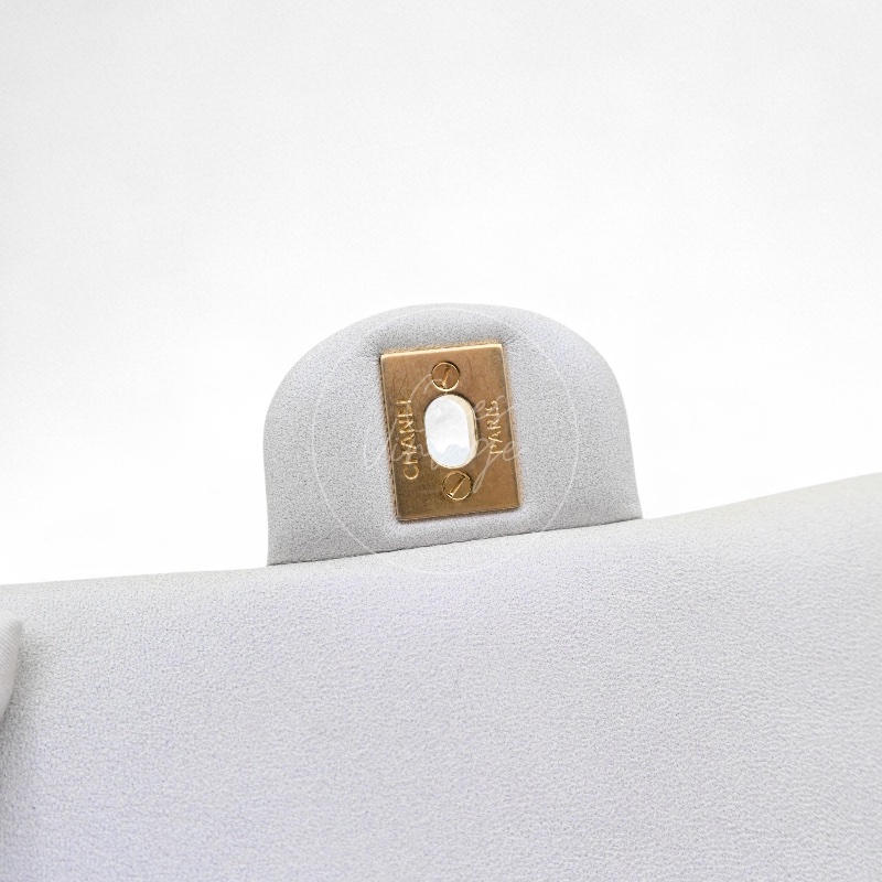 [Pre-owned] Chanel Pearl Caviar Rectangular Mini with Top Handle-18