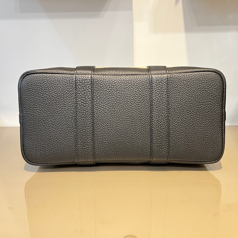 Hermes風衣灰S2帆布拼黑Negonda皮GardenParty-2