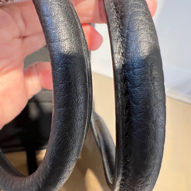 Hermes風衣灰S2帆布拼黑Negonda皮GardenParty-19