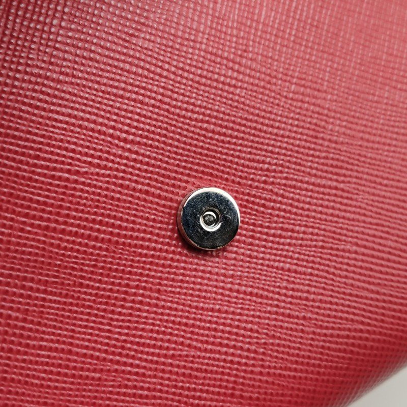 Prada Monochrome牛皮純色字母logo信封式翻蓋斜挎包-9