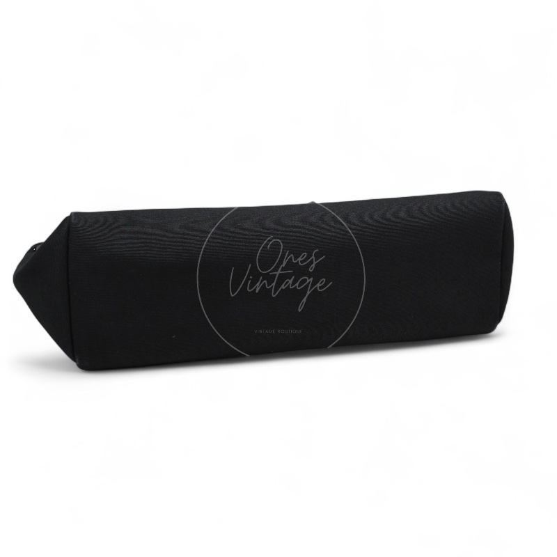 [Pre-owned] Hermes Herbag Cabas GM Black Swift Canvas Stamp Square C-7