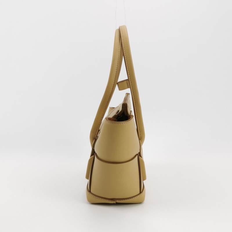 Bottega VenetaArco迷你牛皮Intrecciato編織斜挎包-2