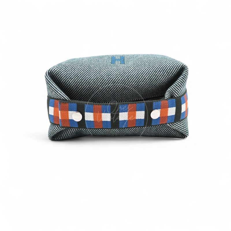 [Unused] Hermes Bride-a-Brac PM Bleu Abysse Canvas-3