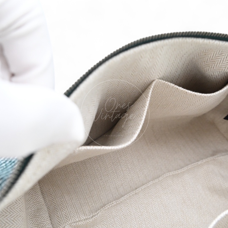 [Unused] Hermes Bride-a-Brac PM Bleu Abysse Canvas-11