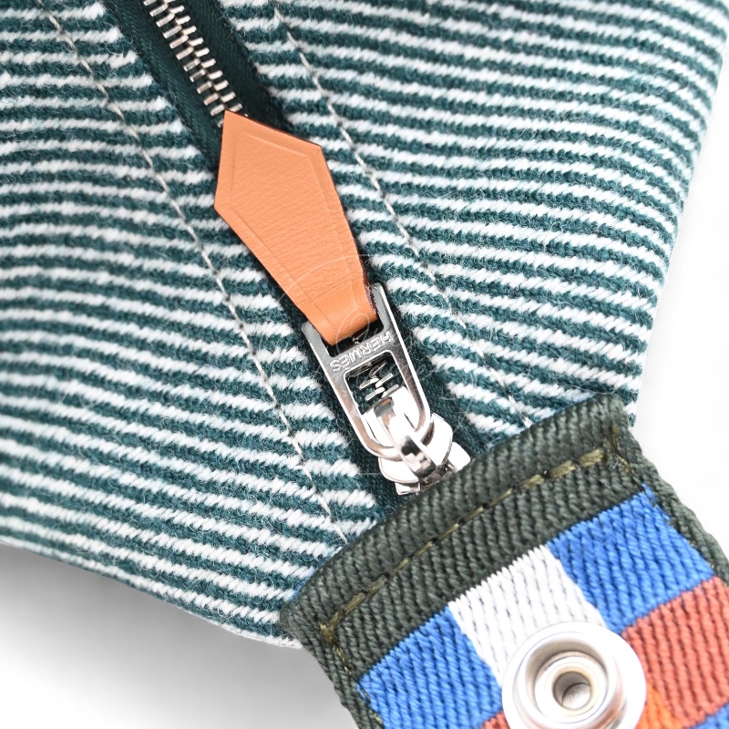 [Unused] Hermes Bride-a-Brac PM Bleu Abysse Canvas-14