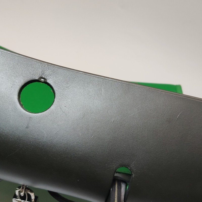 Hermes Herbag31馬鞍釘鎖扣斜挎包單肩包Hunter牛皮帆布銀扣89黑色1K竹子綠D刻-22