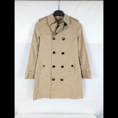 莉亞精品♡Burberry 童裝版雙排釦風衣 近新閒置