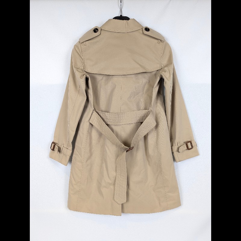 莉亞精品♡Burberry 童裝版雙排釦風衣 近新閒置-1