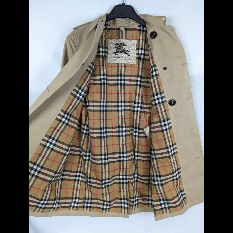 莉亞精品♡Burberry 童裝版雙排釦風衣 近新閒置-2