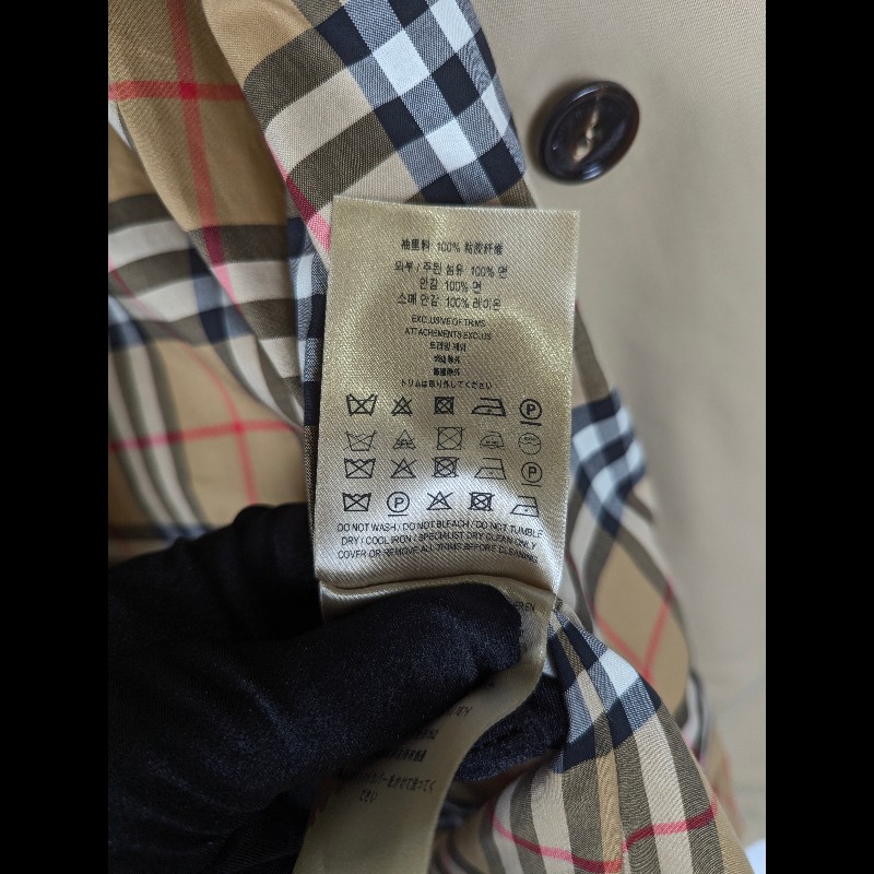 莉亞精品♡Burberry 童裝版雙排釦風衣 近新閒置-4