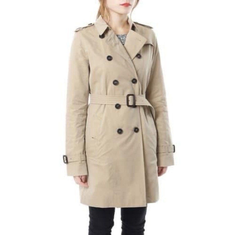 莉亞精品♡Burberry 童裝版雙排釦風衣 近新閒置-7