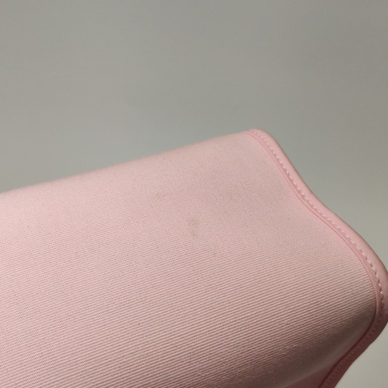 Hermes Herbag31斜挎包單肩包Hunter牛皮帆布銀扣粉色棕色T刻-19