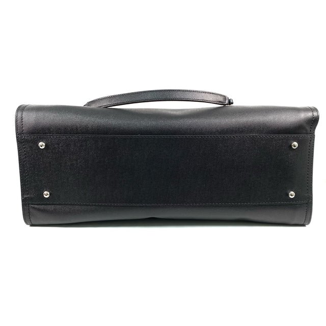 △ Chanel 香奈兒 Black Caviar Skin Silver Tone Metal Deauville GM Chain 2 Way Bag No.25 黑色粒紋小牛皮銀色金屬鎖鏈兩用袋No.25 - 257025931-5