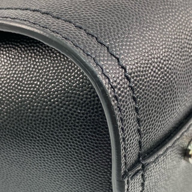 △ Chanel 香奈兒 Black Caviar Skin Silver Tone Metal Deauville GM Chain 2 Way Bag No.25 黑色粒紋小牛皮銀色金屬鎖鏈兩用袋No.25 - 257025931-6