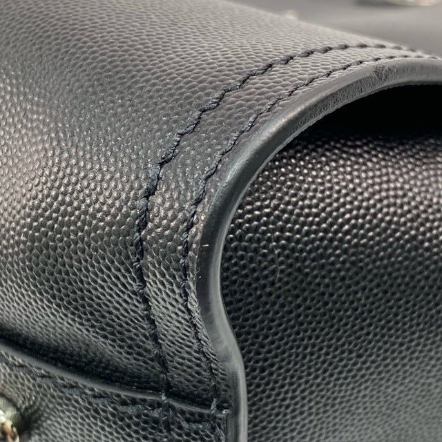 △ Chanel 香奈兒 Black Caviar Skin Silver Tone Metal Deauville GM Chain 2 Way Bag No.25 黑色粒紋小牛皮銀色金屬鎖鏈兩用袋No.25 - 257025931-7