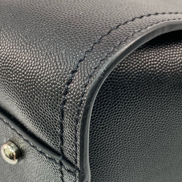 △ Chanel 香奈兒 Black Caviar Skin Silver Tone Metal Deauville GM Chain 2 Way Bag No.25 黑色粒紋小牛皮銀色金屬鎖鏈兩用袋No.25 - 257025931-9