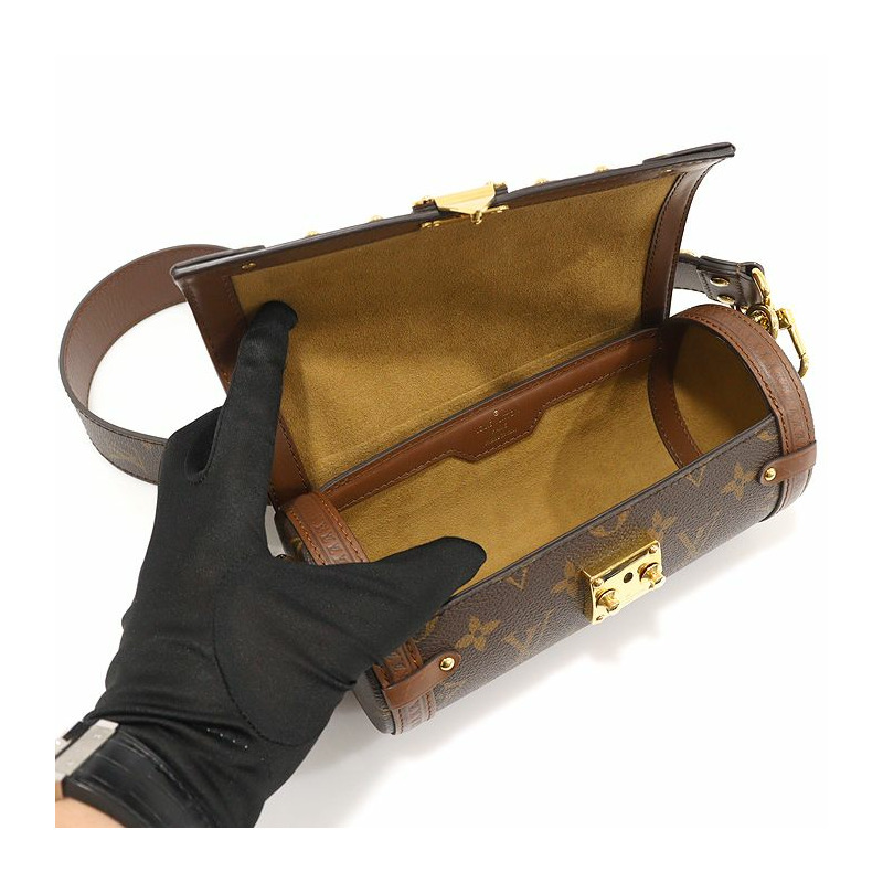 【包稅】LOUIS VUITTON M57835 Monogram帆布Papillon Trunk斜背包 2WAY-3