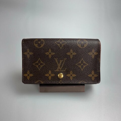 LV M61730  老花翻蓋短夾