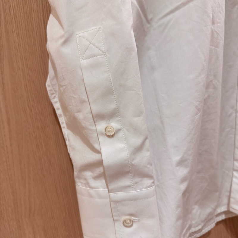 burberry 刺繡白襯衫-2