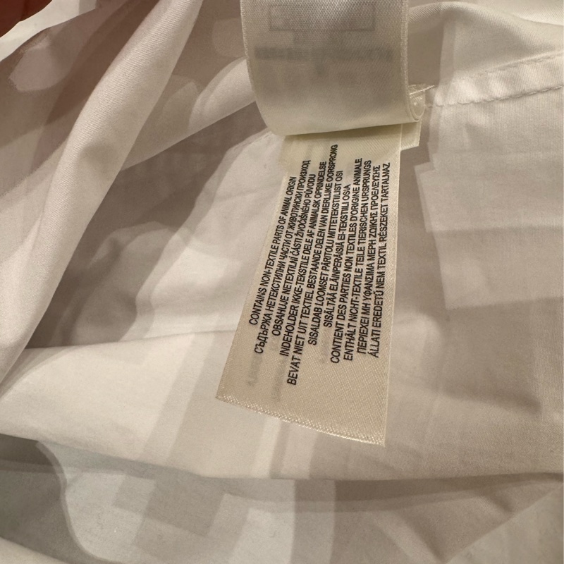 burberry 刺繡白襯衫-6